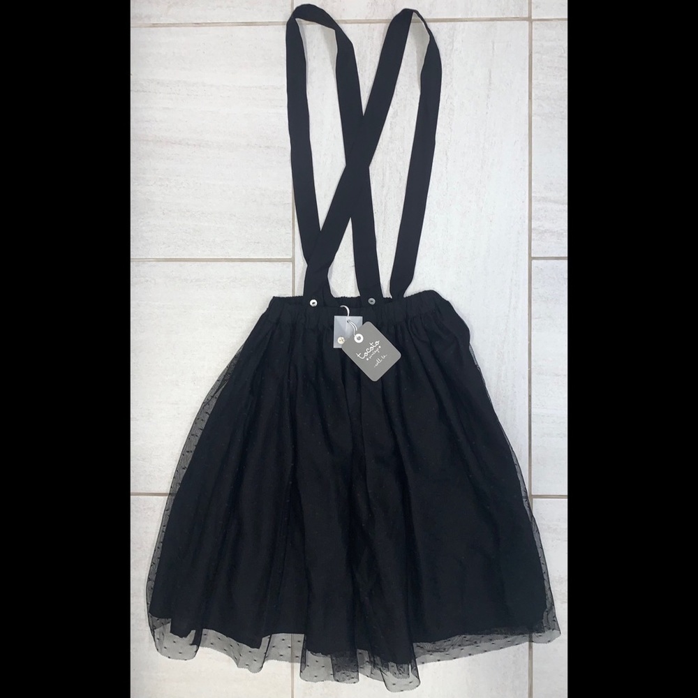 Tocoto Vintage Tulle Skirt w/ Suspenders